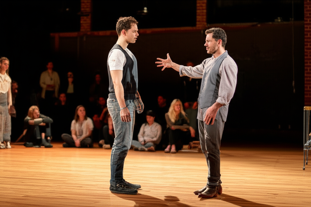 Theaterprobe bei die bühne
